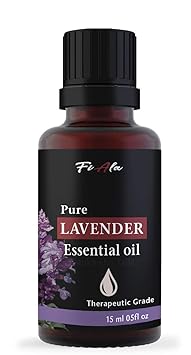 Fiala Lavender Essential Oil Pure & Natural For Skin & Hair Growth Therapeutic Grade (15 ml)