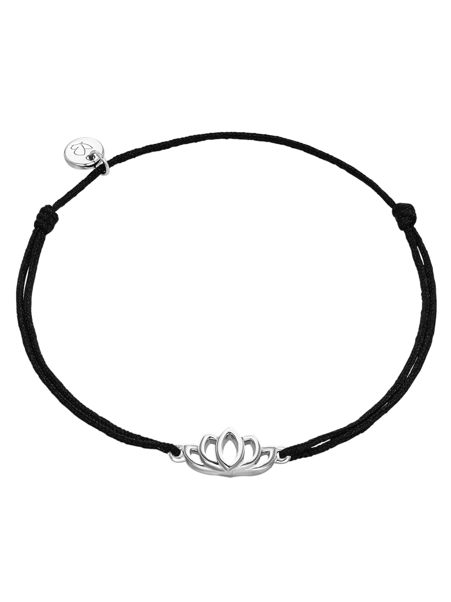 Glanzstücke München Female 925/- Sterling Silver Textile Bracelet