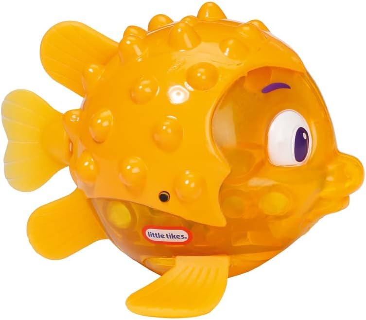 little tikes 173851GR Sparkle Bay Spherical Fish Water Toy with Light
