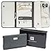 First Avenue Jewelry Storage Cases for Women Portable Travel Jewelry Organizer Roll Foldable Jewelry Storage for Necklaces, Rings, Earrings + Accessories - Travel Gifts Women