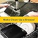 Vstyle Grill Mat, BBQ Grill Mat Baking Mat Set of 5, 100% Nonstick FDA Approved, Reusable and Easy to Clean - One Year Warranty (black)
