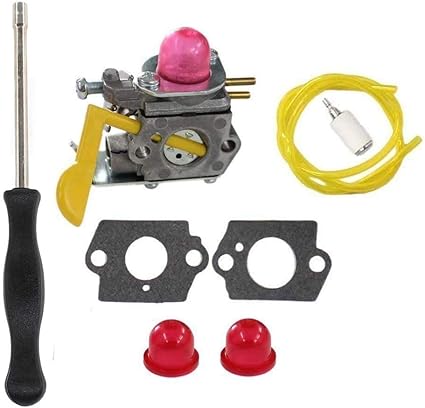 Amazon Com Huri Carburetor With Adjustment Tool Kit Screwdriver For Poulan Weed Eater Featherlite Sst25 Fl20 Fl20c Fl23 Fl26 Fx26s Fx26sc Mx550 Mx557 P1500 P2500 P3500 Garden Outdoor