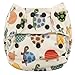 Blueberry Organic One Size Simplex All in One Cloth Diapers, Made in USA (Turtles)