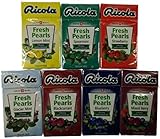 Ricola Swiss Herbal Sugar Free Seven Mix Flavor Mint Fresh Pearls X 7 Packs