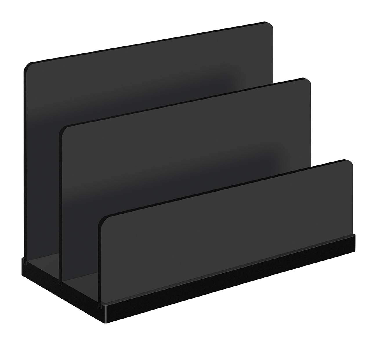 Wedo 633001 Office Letter Rack - Black