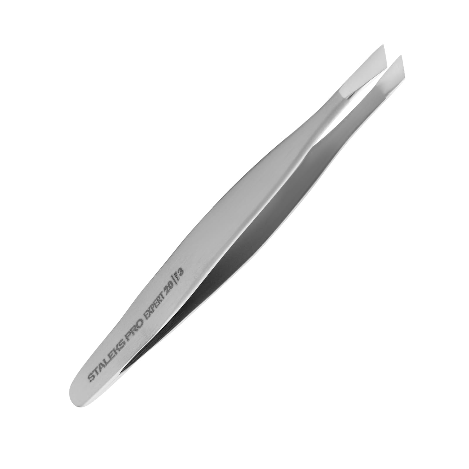 Vj Eyebrow Tweezers Staleks TE-20 Beauty Tools Implements Instruments for Beautician Brow Hair Removal (Type 3)