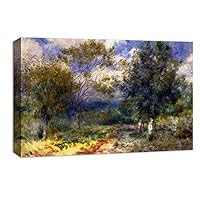 Canvas Wall Art Young Woman by Pierre Auguste Renoir Canvas Prints Home Artwork Decoration for Living Room,Bedroom - 12x18 inches