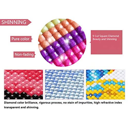 baby shark 5D Diamond Painting for Kids, Painting by Number Kits for beginer, Arts Crafts Supply, Rhinestone Mosaic Making starter set fine motor skills Gifts for Christmas Birthday Valentine's Day - Thumbnail 7