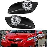 Fog Lights Clear Lens Replacement for Toyota Yaris