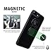 Rokform iPhone 8 & 7 PLUS Crystal Series, Slim Magnetic Protective Case with twist lock & universal Magnetic Car Mount (Black)