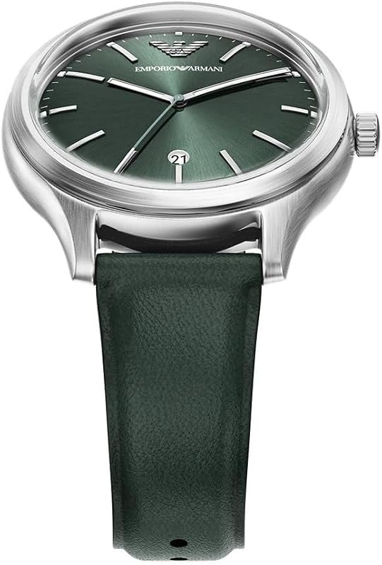 Relógio masculino de 41MM em aço inoxidável em tom prateado, AR11749