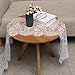 QueenDream 14 X 120 White Lace Table Runner Reusable White Lace Table Runner for Wedding Spring Summer Outdoor Garden Tea Party