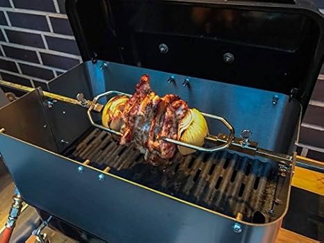 V2 A Stainless Steel Cooking Chamber Expansion For Weber Go Anywhere q Holder Simply Grill With The Weber Go Anywhere Grill Amazon Co Uk Garden Outdoors