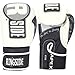 Ringside Apex Flash Sparring Gloves, IMF-Tech Boxing Gloves with Secure Wrist Support, Synthetic Boxing Gloves for Men and Women, White and Black, 14 Oz
