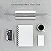 Vertical Laptop Stand, MacBook Holder Adjustable Size Desktop Space-Saving Notebook Holder Compatible with MacBook Air/Pro, Surface Pro, Samsung Notebooks and More (Sliver) (Sliver)