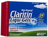 CLARITIN 24 Hour Allergy Liqui-Gels 40 Liqui-Gels