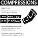 Elbow Brace Compression Support Sleeve by Compressions - Best for Recovery, Tendonitis, Weightlifting, Tennis & Golfers Elbow Treatment – Reduces Joint Pain - For Men & Women