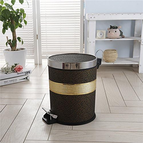 Step trash can,Pedal waste bin for kitchens Bathrooms Bedroom Office - 12l-B