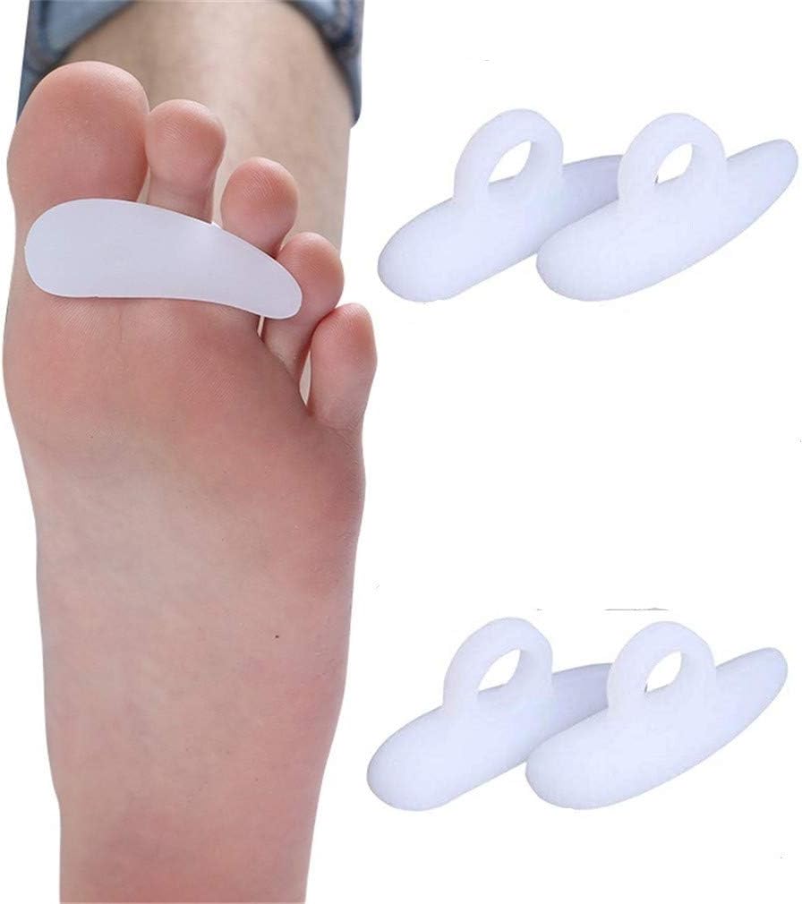 Set of 4 Toe Separators Spreader Set Toe Pad Toe Protector Instant Pain Relief in Toe Area Kit for Treating Hammer Toes