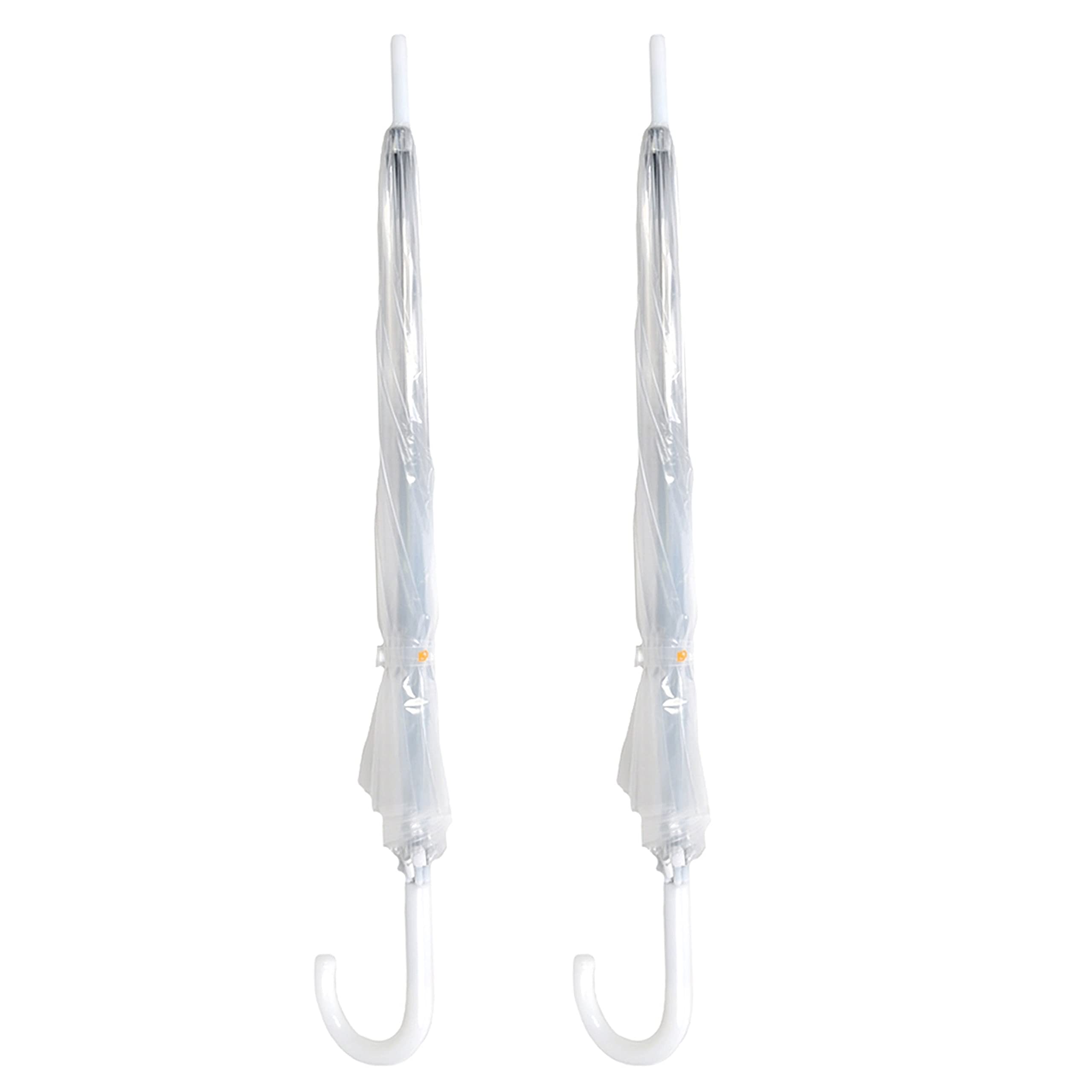 Photo 1 of 2 Pc Dome Umbrella Wedding Rain Clear Transparent Bubble Parasol Bird Cage Large