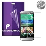 Fosmon Crystal Clear Screen Protector Shield for HTC One Remix (HTC One Mini 2) - 3 Pack