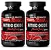 Nitric Oxide l-arginine Supplements for Sex - Nitric Oxide Muscle Pump 2400MG - Increase Testosterone Levels (2 Bottles)