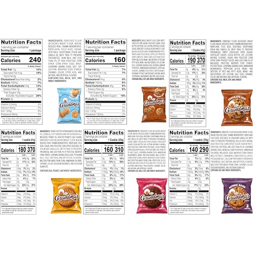 GRANDMA’S COOKIES, VARIETY PACK, (PACK OF 30)