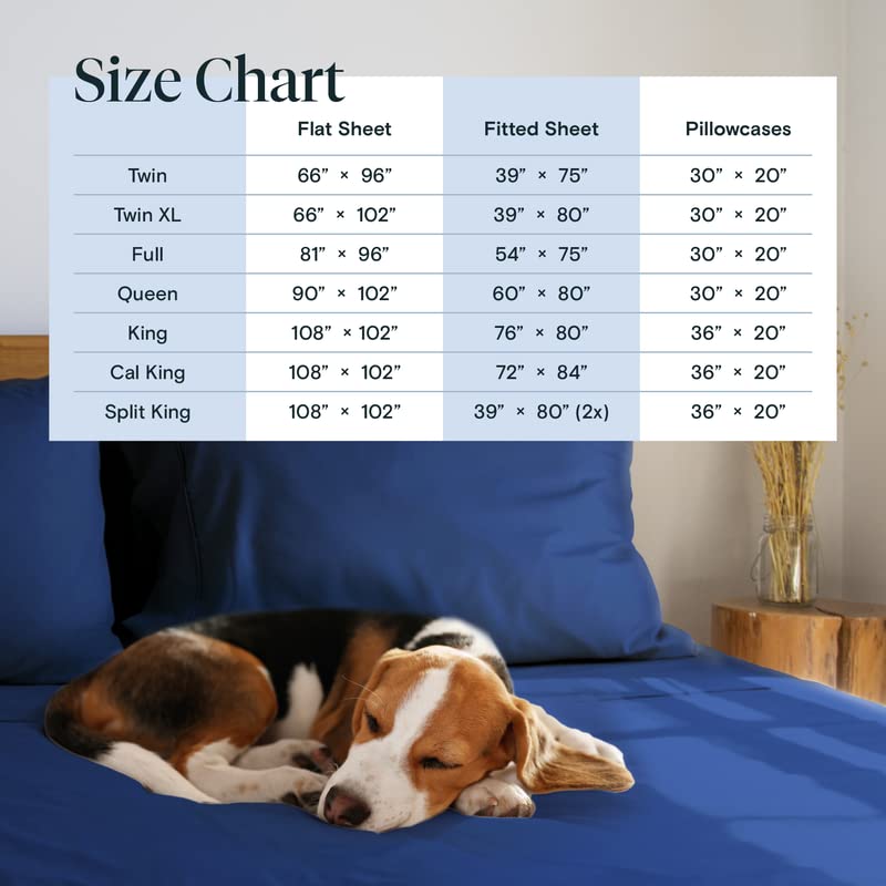 6 PC Sheet Set Sheets Deep Pockets 18" Eco Friendly Wrinkle