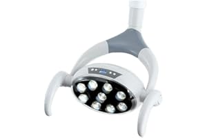 NSKI Shadowless Oral Light Lamp Exam Lamp P106A with 9 Light Lens 22mm Jiont
