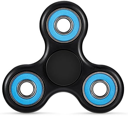 BestRR Fidget Spinner Blue Black, Hand Spinner EDC Focus Toy Perfect for ADD / ADHD / Anxiety / Autism And Stress Relief Adult Children,Office Desk Gadget