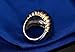 VNOX Vintage Stainless Steel Multi-Color Big Head Ring,Gold Plated,Rose Gold Plated,22mm Width,Size 6 to 9