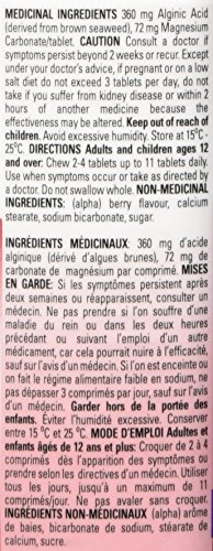 GAVISCON MAX BERRY TABLET, 50 COUNT