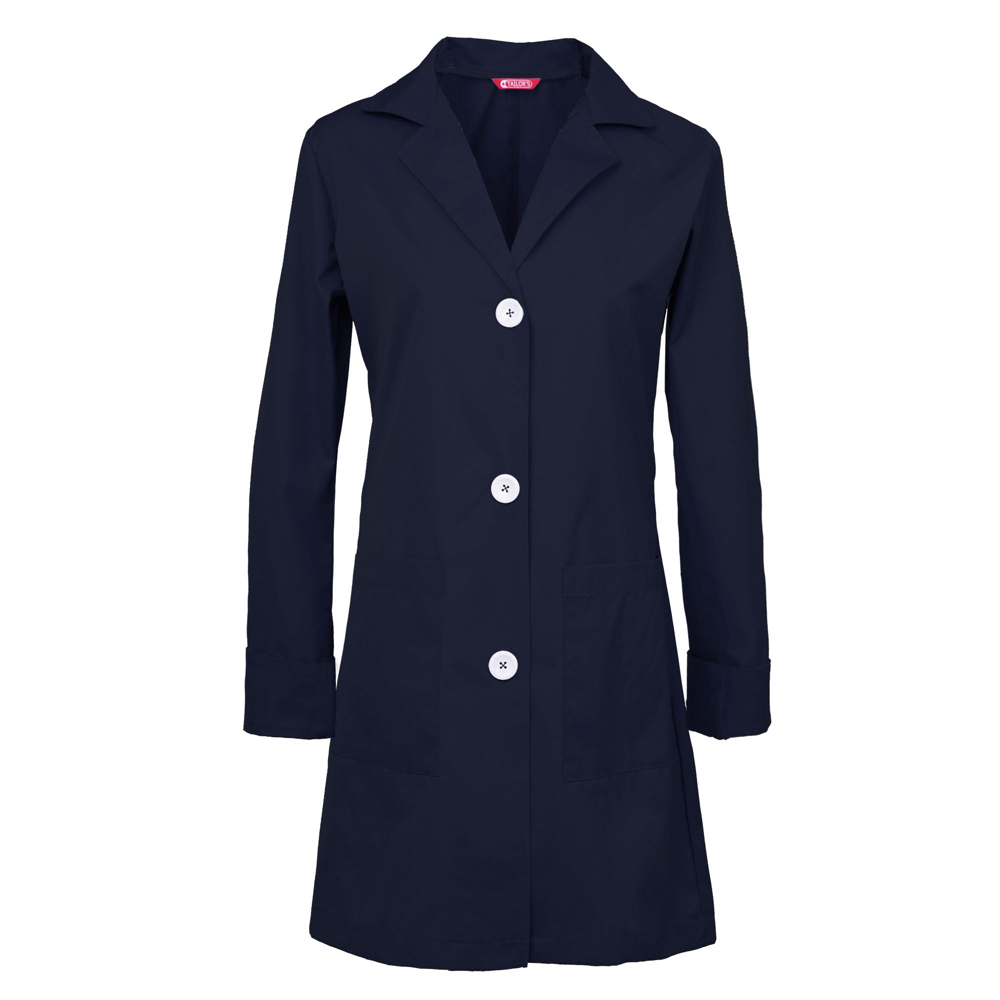 TAILOR'S Women's Lab Coat Dark Blue