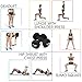 Yes4All 6 lbs Dumbbells Neoprene with Non Slip Grip – Great for Total Body Workout – Total Weight: 12 lbs (Set of 2)