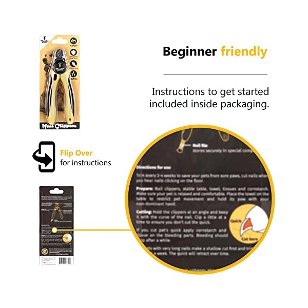 Professional-Grade-Dog-Nail-Clippers-by-Thunderpaws-with-Protective-Guard-Safety-Lock-and-Nail-File-Suitable-for-Medium-and-Large-Breeds Thunderpaws Professional-Grade Dog Nail Clippers with Protective Guard and Safety Lock (Medium to Large Breeds, Yellow)