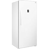 "Kenmore Upright freezer - Convertible Refrigerator / Freezer, 4 Shelves, Garage Ready, Meat Storage, Auto Defrost, Congelador For Home, Apartment, Cottage, Basement, 14.0 Cubic Feet Capacity, White "