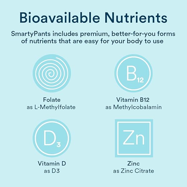 SMARTYPANTS MULTIVITAMIN FOR MEN, GUMMIES: OMEGA 3 FISH OIL (EPA/DHA), METHYLFOLATE, COQ10, VITAMIN D3, C, VITAMIN B12, B6, A, K & ZINC FOR IMMUNE SUPPORT, BIOTIN, 180 GUMMIES (30 DAY SUPPLY)
