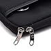 Padwa Lifestyle Pouch Soft Sleeve Carrying Bag Case with Handle Shoulder Strap Zipper for iPad Mini 4 Mini3 Mini2 Mini and 7 to 8 Inch Android Tablet PC (Black)