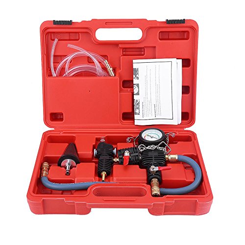 Coolant Vacuum Refill Kit Cooling System Refill Tool Coolant System Vacuum Purge Tool Car Radiator Coolant System Vacuum Purge & Coolant Refill Tool Kit Water Antifreeze Changer