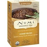 Numi Organic Tea Honeybush, Caffeine Free Herbal Teasan, 18 Count non-GMO Tea Bags