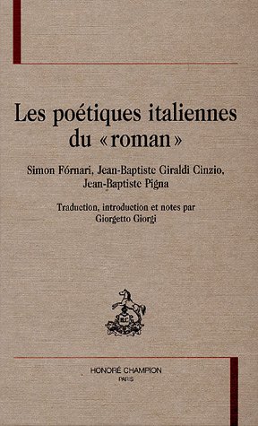 Les  poétiques italiennes du 
