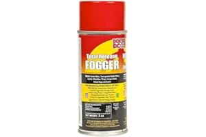 HYDROFARM Doktor Doom Total Release Fogger 3oz - Indoor Garden & Greenhouse Pest Control for Spider Mites, Fungus Gnats, and Whiteflies - Natural Pyrethrin Formula with No Residuals for Fruit & Vegetable Areas