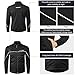 INBIKE Men's Cycling Jacket, Winter Fleece Thermal Windproof Soft Shell Wind Coat Black Small