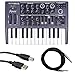 Arturia Microbrute with Instrument Cable and USB Cable Bundle