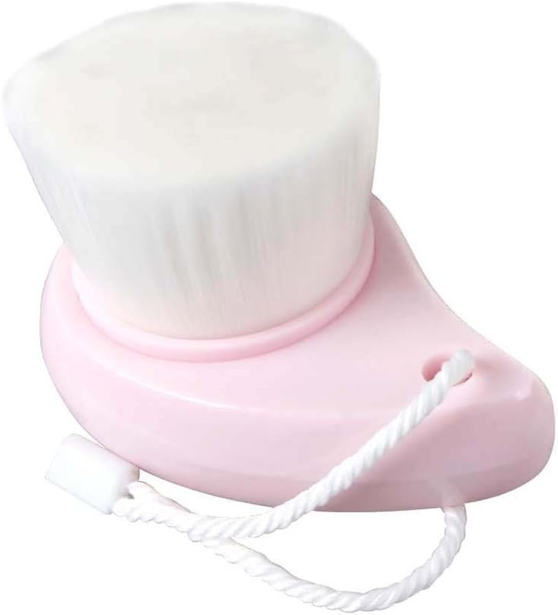 Hangaga Facial Skin Care Beauty Pore Cleansing Spa Washing Massage Exfoliating Soft Hair Brush Pink