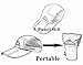 Baseball Cap Quick Dry Travel Hats UPF50+ Cooling Portable Sun Hats for Sports Golf Running Fishing Outdoor Research with Foldable Long Large Bill