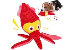 Wunive Octopus Dog Toys,Squeaky Dog Toys,Plush Dog Toys,Squeaky Plush Puppy Dog Chew Toys for Small Medium Large Dogs