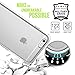 Rock iPhone 6 6S Shockproof Case TPU + TPE Dual Protection Hybrid Cover Light Weight Premium Protective Shell (trans-white)