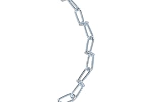 KOCH INDUSTRIES Koch A15922 Double Loop Chain, 2/0 X 20 Ft, 255 Lb, 2/0, Zinc Plated
