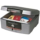 SentrySafe H2300  0.36 Cubic Foot Fire-Safe Waterproof Chest, Silver Gray